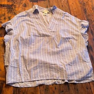 H&M Logg Striped Top Sise 12